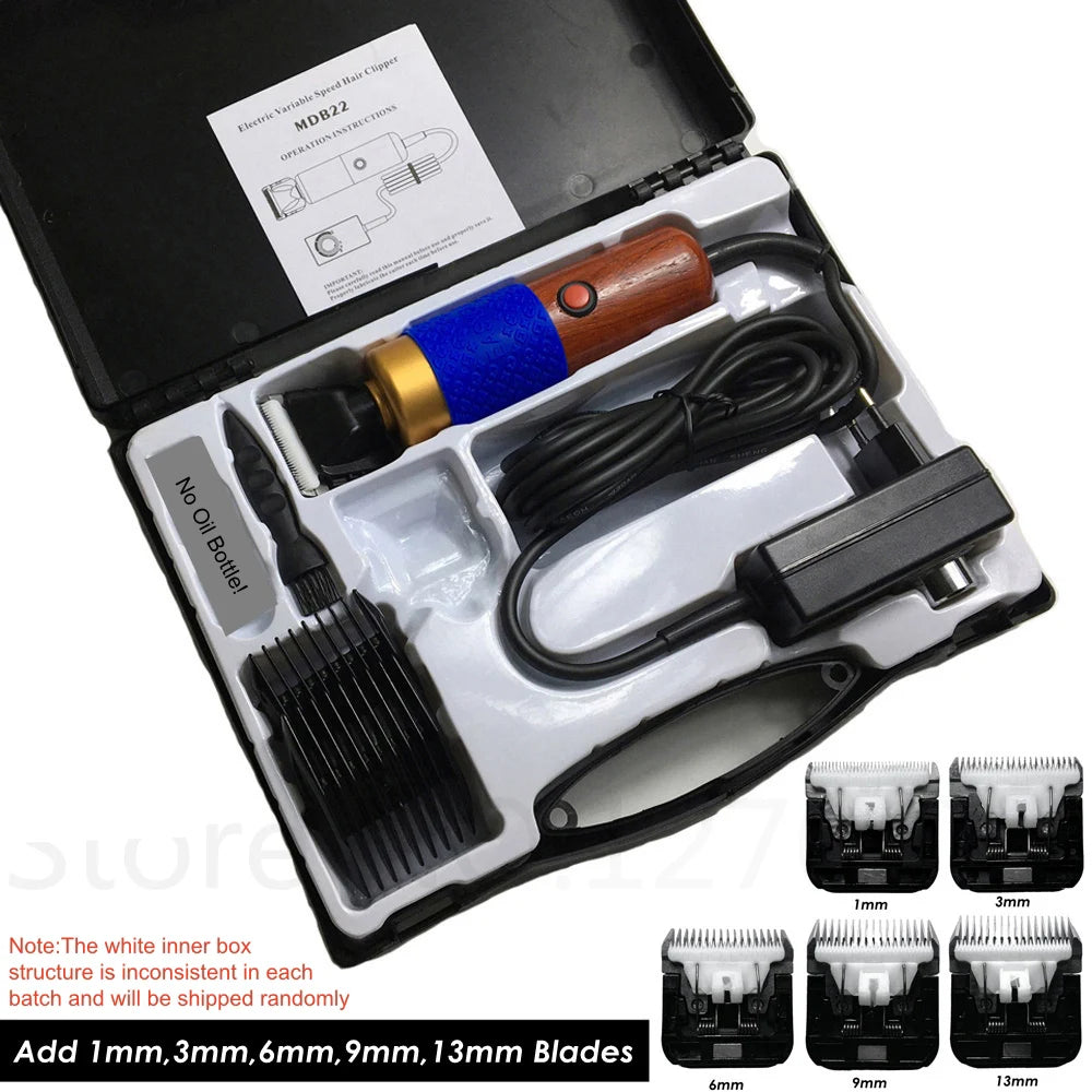 Professional 200W High Power Pet Hair Trimmer Dog Cutter Cat Haircut Grooming Kit Dogs Clipper Shaver Machine for Horse Animals