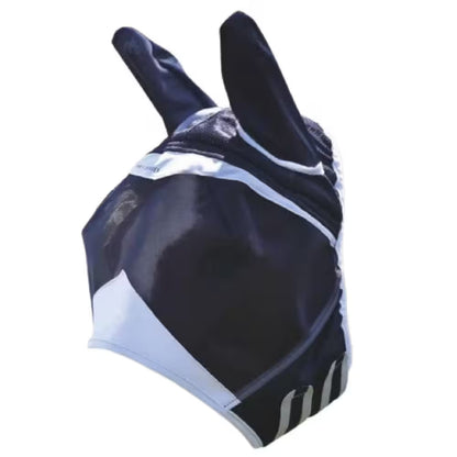 Mesh Horse Equine Fly Mask with Ears UV Protection, Full in Black