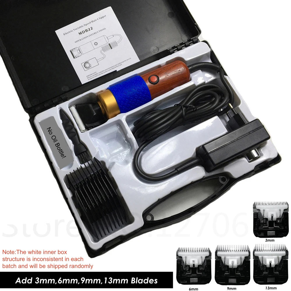 Professional 200W High Power Pet Hair Trimmer Dog Cutter Cat Haircut Grooming Kit Dogs Clipper Shaver Machine for Horse Animals