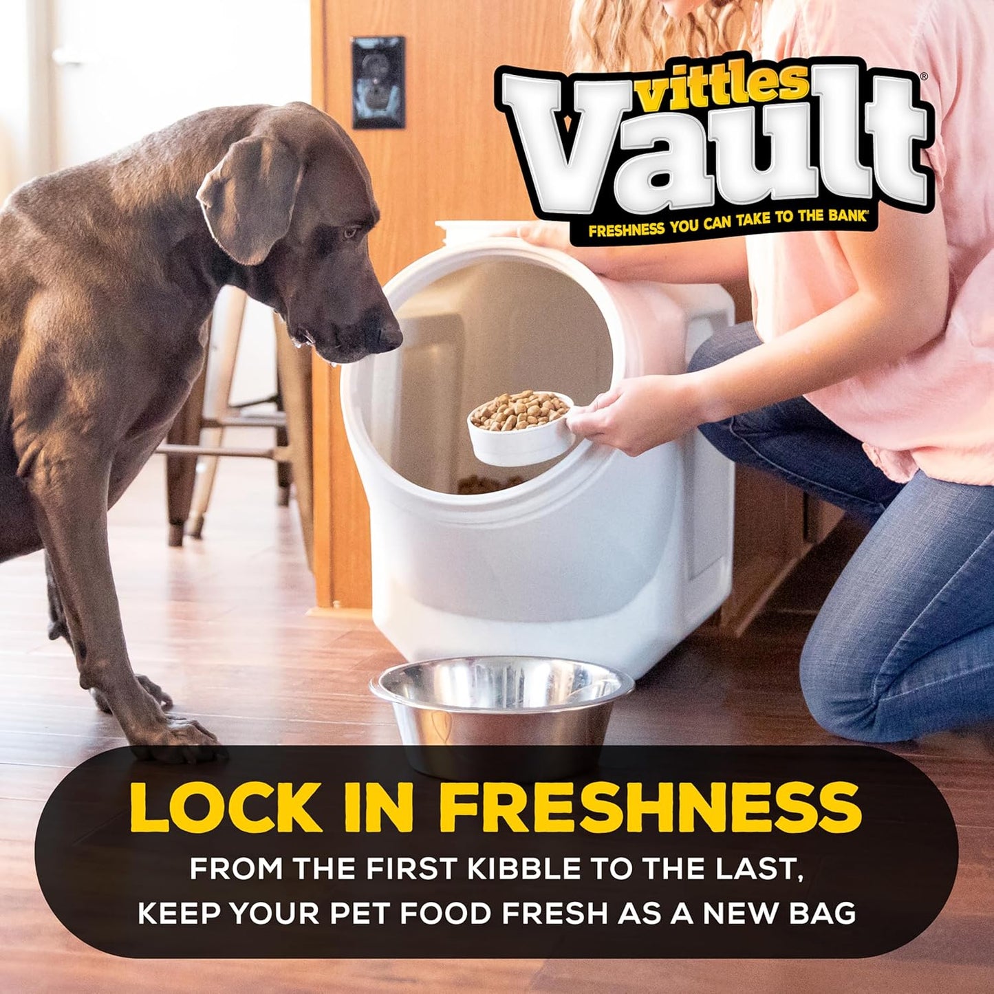 Vittles Vault Outback Airtight Pet Food Container, 40 Pounds