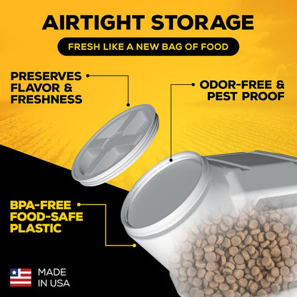 Vittles Vault Outback Airtight Pet Food Container, 40 Pounds